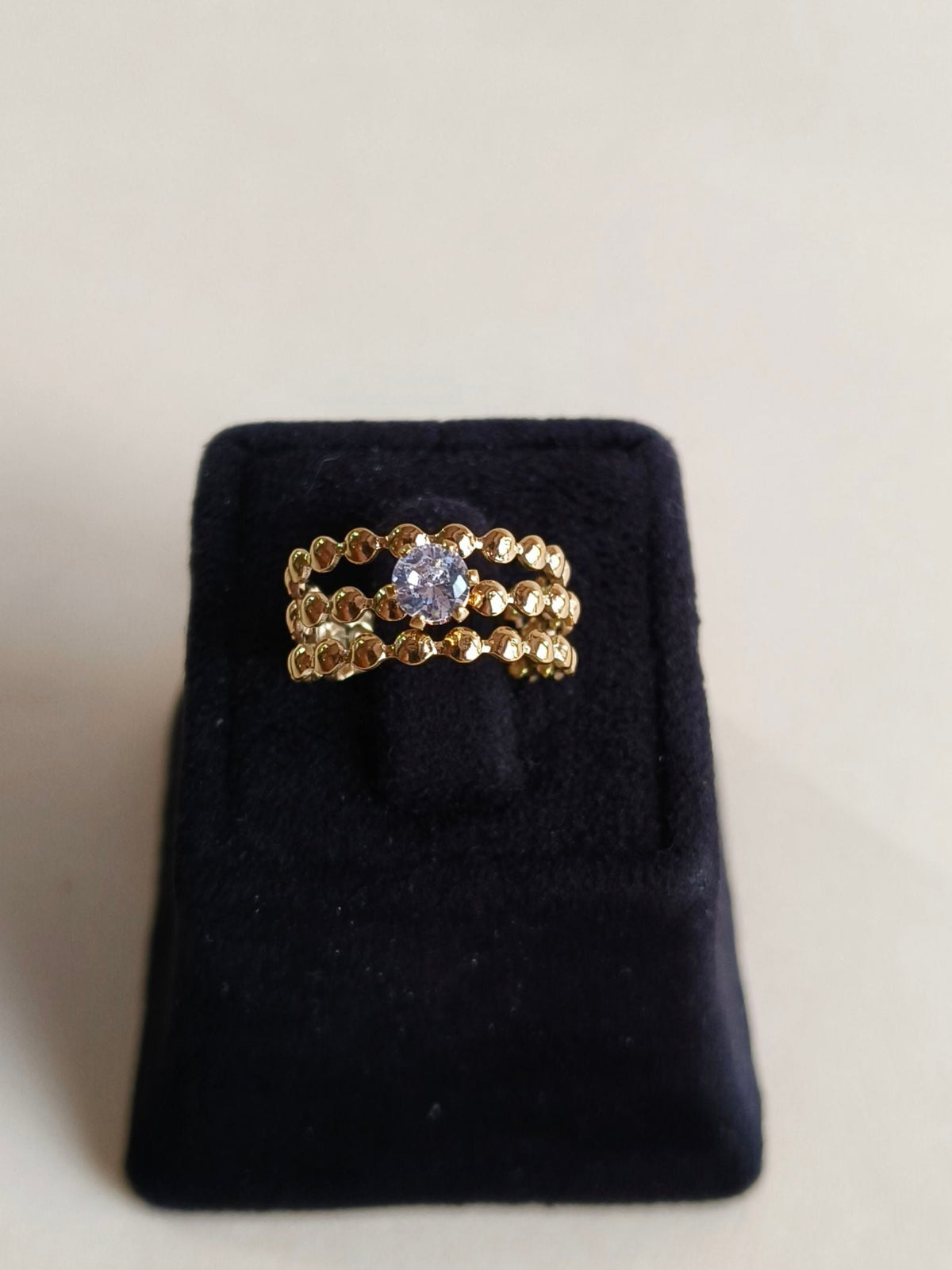 Timeless American Diamond Adjustable Ring | Sarichka