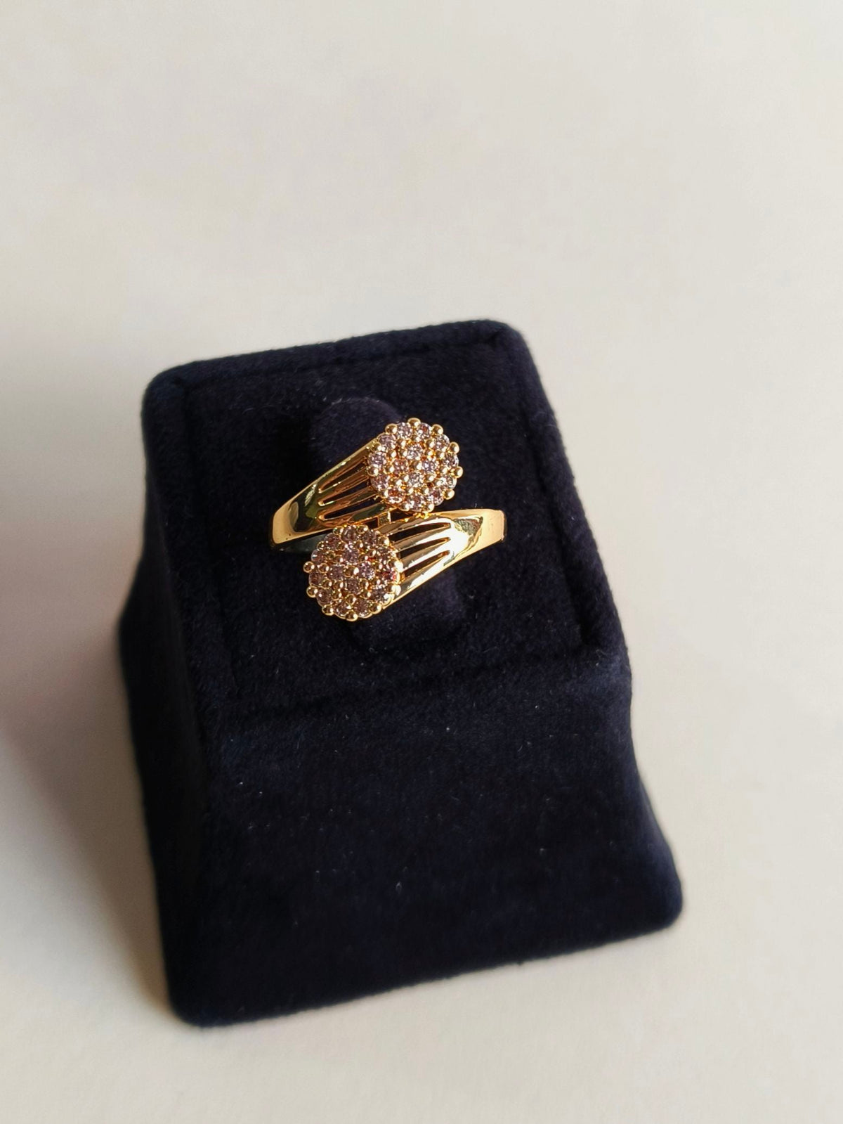 Timeless American Diamond Adjustable Ring | Sarichka