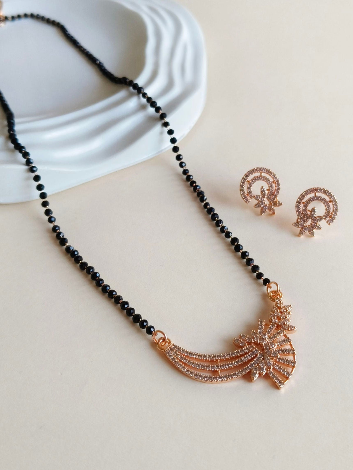 Elite American Diamond Mangalsutra | Sarichka