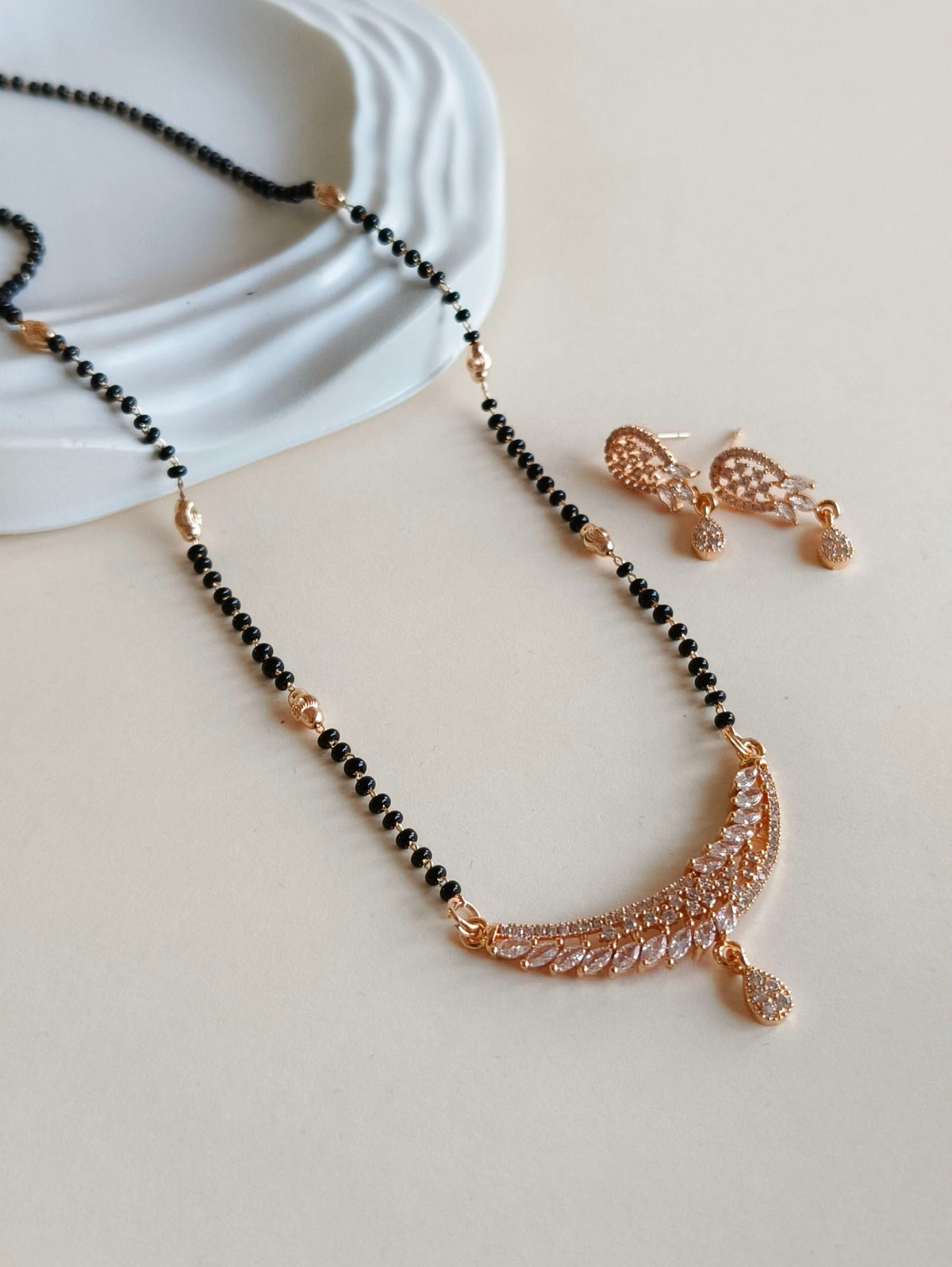 Elite American Diamond Mangalsutra | AMOLA