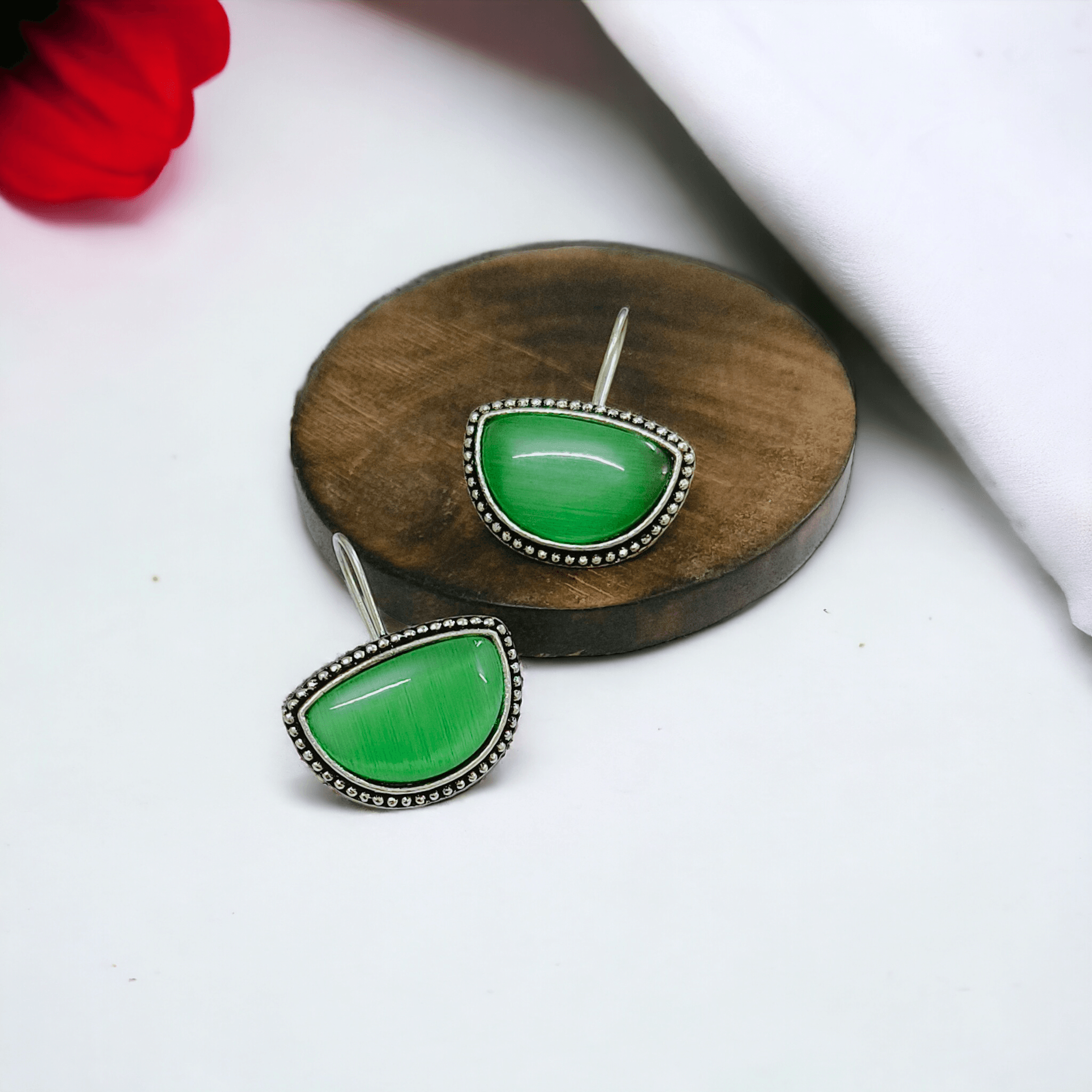 Stone Monalisa Earrings | Sarichka