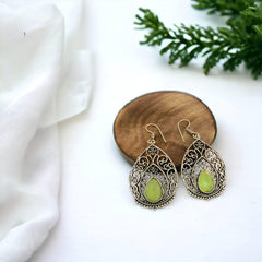 Oxidised Hook Earrings