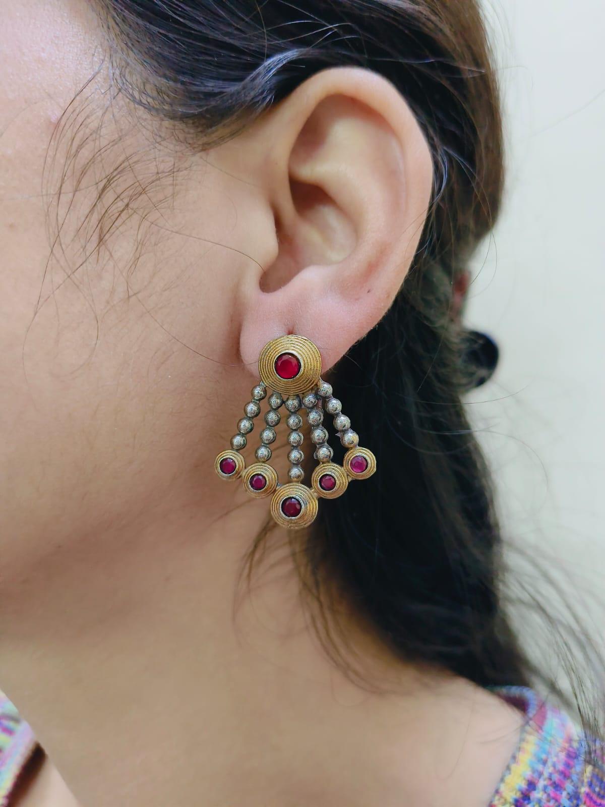 Oxidised Earrings 