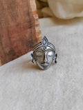 925 Silver Plated Kanha Ji Ring Adjustable | Shop from Sarichka Fashion