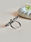 Floral Designed Oxidized Ring | Sarichka