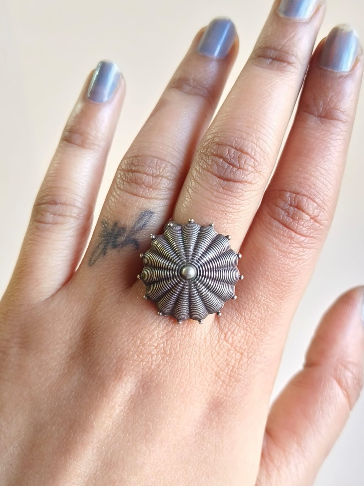 Oxidised Umbrella Earrings | Sarichka