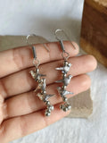 Traditional German Silver Bird Motif Earring | AMOLA
