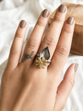 Dual Tone Oxidised Rings | AMOLA