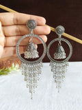 Oxidized Jhumka Chandbali Statement Earrings | AMOLA
